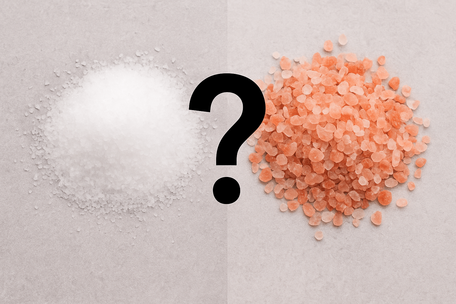 تفاوت نمک صورتی و نمک تصفیه شده